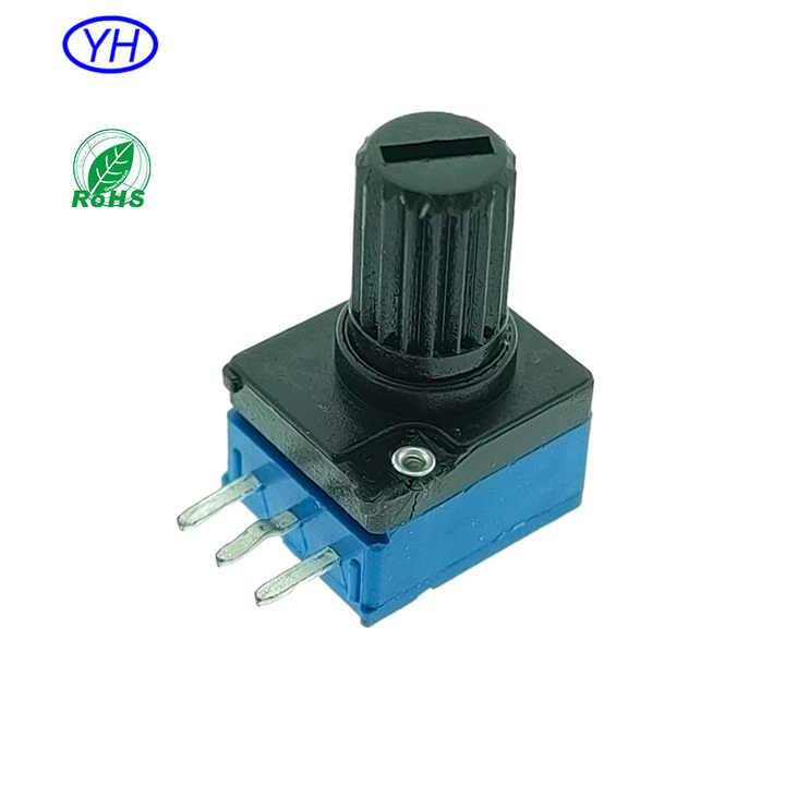 High Quality ROHS RV9 9mm plastic shaft 10K 20K 50K 100K carbon 