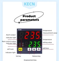 Régulateur de température numérique à régulation PID intelligent TC4M OEM pris en charge avec plusieurs signaux d'entrée