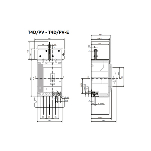Contacteurs triphasés AC, disjoncteurs miniatures MCB, 220V 240V 63A AX09-30-10-80 50Hz, contacteurs avec relais - Product Image 4