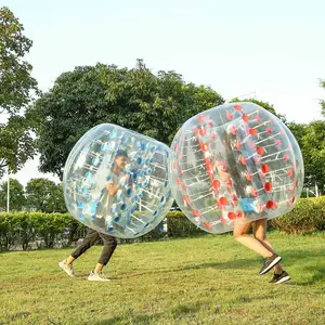 Boule de pare-chocs gonflable pour adultes et enfants, boule de pare-chocs à bulles pour le corps humain, PVC drôle, extérieur