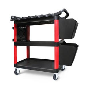 Zware Nutsbedrijf 3 Tier Mobiele Carwash Auto Detaillering Kar - Product Image 1