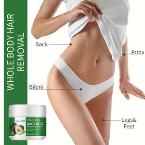 Crema de Aguacate Natural a Base de Hierbas para Hombres y Mujeres, Depilación Permanente Sin Dolor para Axilas, Cuerpo y <span class=keywords><strong>Vello</strong></span> Púbico, Marca Privada - Product Image 2