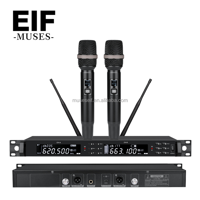 Wireless Microphone Systems Uhf Wireless Conference Microphone System Microphone System Set Dual-channel