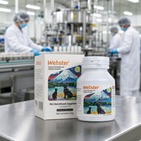 Complément de lactoferrine Webster OEM, Comprimés de colostrum en marque blanche en gros, Vente en gros pour usines d'articles pour animaux de compagnie, MOQ