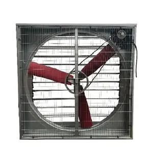 Good quality 275g galvanized sheet wall mounted small shutter heavy hammer fan for poultry/greenhouse/industrial air cooling