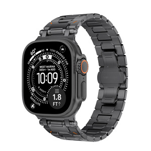 นาฬิกาสปอร์ตแฟชั่นใหม่ สายไทเทเนียมแท้ เหมาะสำหรับสายแอปเปิ้ล แอปเปิ้ลวอทช์ อัลตร้า - Product Image 4