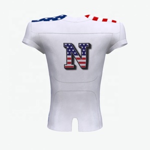 Camiseta de Fútbol Americano, Diseño Deportivo, Uniforme con Vista Frontal y Trasera, Vector Premium, 100% Poliéster Sublimado - Product Image 2