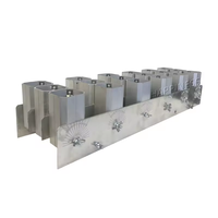 2 pouces 18 coups (3*6 coups) Feux d'artifice Single Shot Angle réglable Racks en aluminium Feux d'artifice Affichage Mortiers Racks
