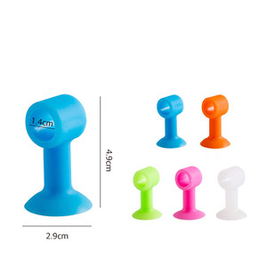 No Drill <strong>Door</strong> Stopper Silicone <strong>Door</strong> Catch Adsorbent Wall <strong>Protector</strong> to Prevent <strong>Door</strong> Slams, Quiet and Safe for Kids &amp; Pets - Product Image 2