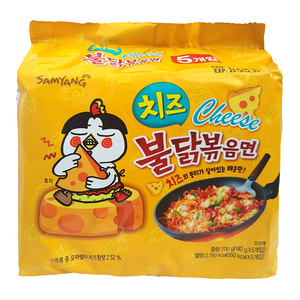 Fideos Ramen Halal <span class=keywords><strong>al</strong></span> <span class=keywords><strong>por</strong></span> <span class=keywords><strong>Mayor</strong></span>, Sabor a Pollo Picante con Queso, Harina de Trigo, Estilo Turco, Comida Instantánea Caliente, Caja de 8 Bolsas - Product Image 1