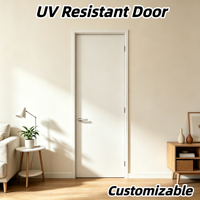 Porte composite bois-aluminium à isolation thermique de qualité supérieure avec remplissage en bois massif pour la construction extérieure de chalets de luxe