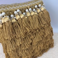 Bahroma Dastarxan rayonne gland franges passementerie rideaux décoration intérieure Shtory Pardachi Aksesuar