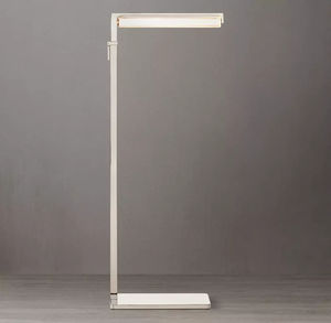 โคมไฟตั้งพื้นโลหะแบบเรียบง่ายทันสมัย พร้อมกระจก K9 ปรับระดับได้ เหมาะสำหรับห้องทำงาน ห้องนั่งเล่น และโรงแรม - Product Image 3