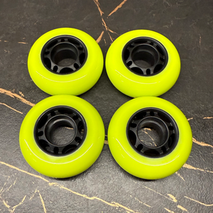 Roues de patins à roues alignées OEM 74mm PU Roues à roulettes super durables à grande vitesse pour <span class=keywords><strong>lit</strong></span> de réformateur de Pilates à rebond élevé - Product Image 2