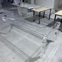 Moderner Hochzeits-Acryl-Tisch / Acryl-Brauttisch / Acryl-Sweetheart-Tisch zur Dekoration