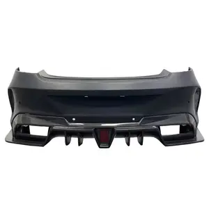 Chất lượng cao sợi carbon BodyKit Rear Bumper Diffuser cho nâng cấp Imp phong cách cho Mercedes Benz W205 C63 Amg Coupe