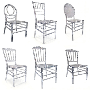 Chaise de mariage moderne en acrylique transparent de luxe pour hôtel, banquet, fête, événement, atelier et salle de sport - Product Image 2
