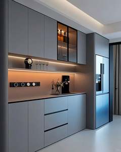 Armoire de rangement en bois moderne et durable, sur mesure pour salle à manger, bar à domicile, cuisine, salon et hôtel - Product Image 1