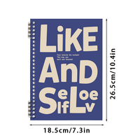 Cahier à couverture rigide pour étudiants Livre à spirale écologique 100 Pages recyclables Couverture en PP Taille B5 Stylo cadeau promotionnel pour l'école