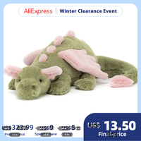 Jelly Cat Jellycat Peluche Dragon Mignon Nouveau Dragon Matcha Dragon Sakura Broderie Artisanale Doublure en Maille