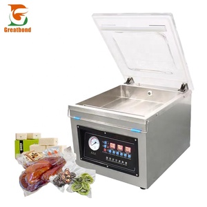 Dz-320 High Quality Multi-Function Mini Automatic Table Top Electric Wet Dry Seafood Beef Single Chamber <b>Vacuum</b> Sealer Machine - Product Image 1
