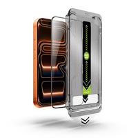   Protection d'écran en verre trempé pour iPhone 17 Pro Max 16 Plus 15 13 HD Anti-espion avec boîte de dépoussiérage