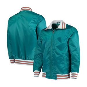 Veste Letterman style baseball pour hommes avec fermeture à bouton pression Sporty Vibe et col côtelé pour tenues athlétiques décontractées - Product Image 3
