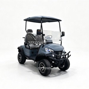 Voiturette de golf électrique 4 places avec benne de chargement, batterie lithium 48V, buggy de travail robuste, moteur AC, certifiée CE pour les centres de villégiature et les fermes - Product Image 2