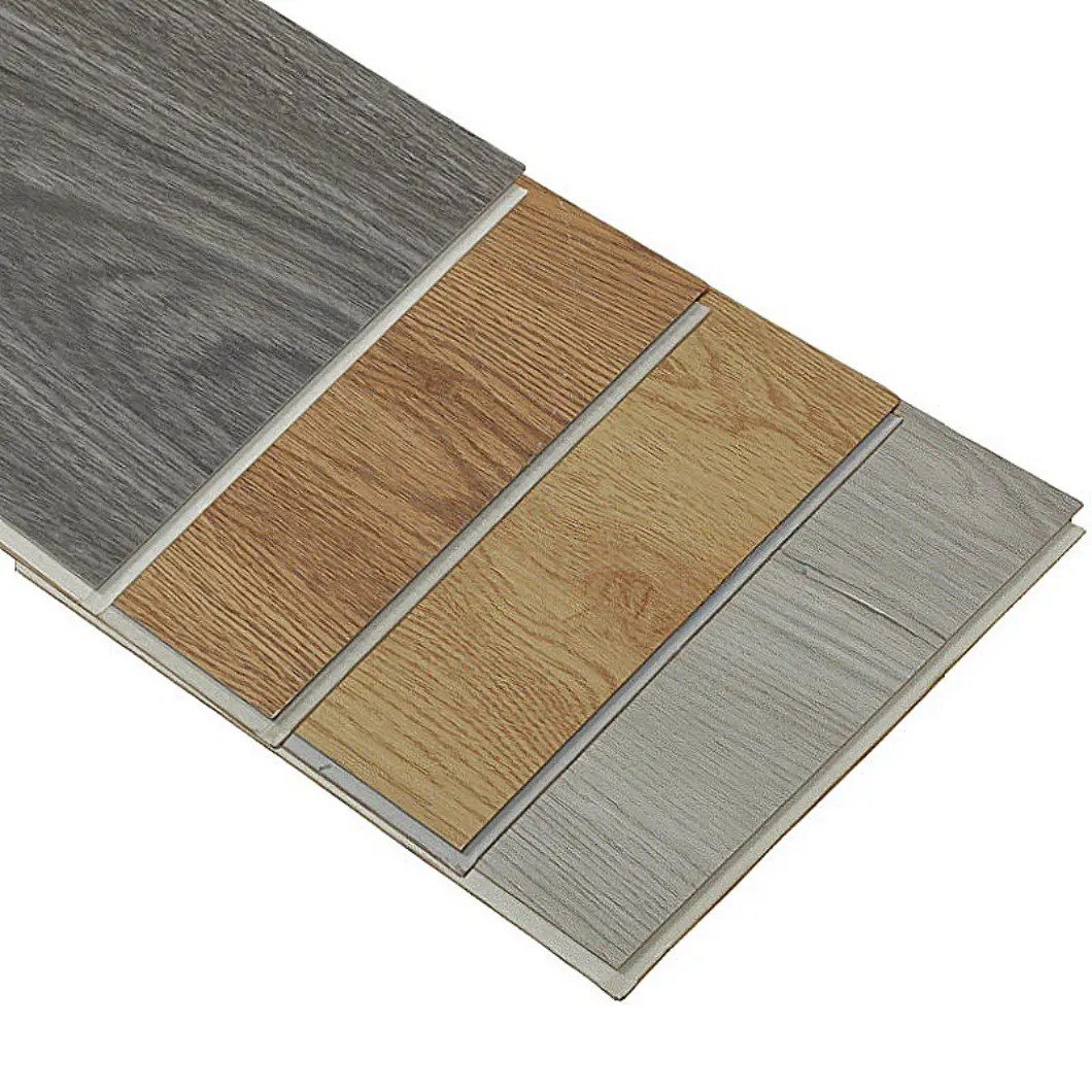 ビニール床PVCフローリングビニール板タイルクリックロック剛性コアspc床防水木材テクスチャプラスチック