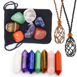 CELION <strong>Wholesale</strong> Yoga Stone Chakra Energy <strong>Crystal</strong> Set Colorful Gemstone <strong>Raw</strong> Stone Mini Ornament Energy <strong>Crystals</strong> - Product Image 4