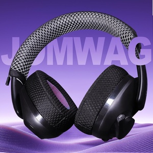 وسائد أذن بديلة من Jomwag ذات شبكة تنفس لسماعات EPOS H3/H3PRO هايبرد مع رغوة عازلة للضوضاء عالية الكثافة (أسود/بنفسجي) - Product Image 6