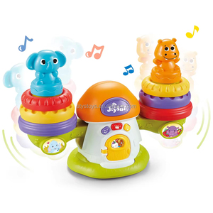 Jouet à empiler Anneau préféré des bébés Jouet à empiler et à équilibrer Totter Jeu d'équilibre musical Jugetes Para Ninos - Product Image 2