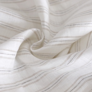 <span class=keywords><strong>Tissu</strong></span> tissé rayé en <span class=keywords><strong>lin</strong></span> 92% et lurex 8% argent et or pour chemises et robes - Vente en gros - Product Image 2