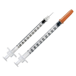 Industrial Disposable Plastic Needle Tube Syringe 0.3Ml 0.5Ml 1Ml Veterinary Insuline Syringe With Needle - Product Image 3