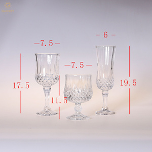 Thickened <strong>Diamond</strong> Goblet Shot Whisky Glass Embossed Red Wine Glass Champagne Glass Modern Wine Glasses Dinning Table <strong>Glassware</strong> - Product Image 5