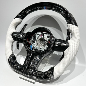 Volant personnalisé en fibre de carbone forgée à LED pour <span class=keywords><strong>BMW</strong></span> Série F F10 F30 E90 E92 <span class=keywords><strong>E87</strong></span> F46 F20 F21 F01 F08 - Product Image 4
