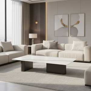 Set Tavolo da Pranzo in Marmo Italiano di Alta Qualità, Arredamento in Pietra Naturale per Hotel e Appartamenti - Product Image 5