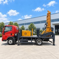 Foreuse de puits d'eau montée sur camion HOWO, fabriquée en Chine, foreuse de puits d'eau DTH diesel pour projets d'approvisionnement en eau agricoles et municipaux