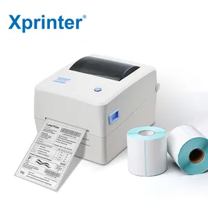 Xprinter XP-TT434B Thermal Transfer Printer Label Printing Machine For Small Business QR Code Sticker Printer