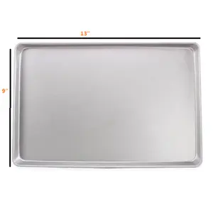 Bun Pan 2023 Hot Selling 3003 Baking Cookies Cheat Pan Half Bun Aluminum Sheet Pans