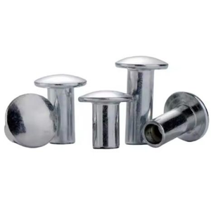 Rivet semi-tubulaire à tête champignon en acier inoxydable (SS 304, 316, 316L) sur mesure, norme GB873, fabriqué en aluminium durable - Product Image 1