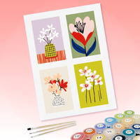 Kits de peinture par numéros DIY personnalisables, ensemble de peinture à l'huile non personnalisé pour adultes, enfants et débutants, livraison directe