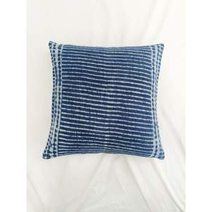 DB MTN luxe Boho taie d'oreiller bleu indigo brodé et imprimé 18x18 taille parfait cadeau de nouvel an - Product Image 6