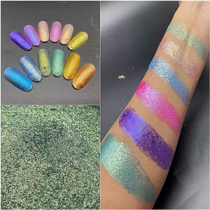 <span class=keywords><strong>Poudre</strong></span> de Mica de résine époxy de Logo personnalisé, <span class=keywords><strong>poudre</strong></span> de Pigment de Chrome de paillettes de qualité cosmétique pour l'<span class=keywords><strong>ongle</strong></span> - Product Image 3