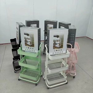 Modern Metal Rolling Utility Storage <strong>Cart</strong> with Handles Craft Organizer for Kitchen Tableware <strong>Spices</strong> Coffee Wine - Product Image 6
