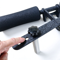 Câble de musculation Bt Bar avec rembourrage en mousse et bouton de réglage, accessoire de fitness multi-angles pour l'entraînement des biceps et des triceps
