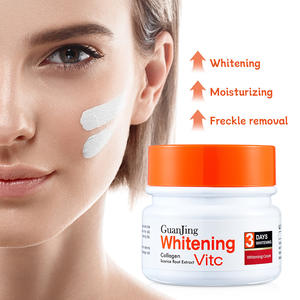 Meilleure crème éclaircissante et blanchissante pour la peau, à base de vitamine C naturelle, anti-taches et anti-taches de rousseur, enrichie en collagène, de la marque propre. - Product Image 3