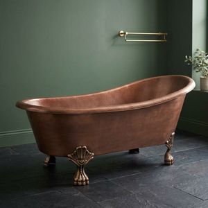 Slipper Free Standing Handcrafted Copper Bath <b>Tub</b> at Factory Price Antique Color <b>Tub</b> Slipper Free Standing Handcrafted Copper - Product Image 3