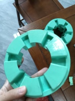 MAGNALOY ZD Couplage élastique universel flexible en aluminium à structure griffe/araignée avec tampon de coussinage pour arbre de machines d'impression