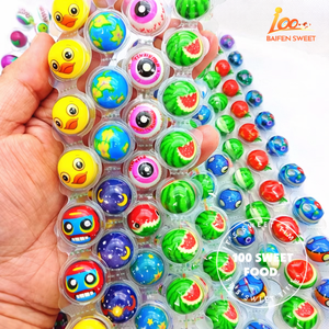 Toptan özel özel etiket lal 2g meyve reçel Qq jöle sakızlı yumuşak şeker göz küresi jelatin tatlılar fabrika - Product Image 3